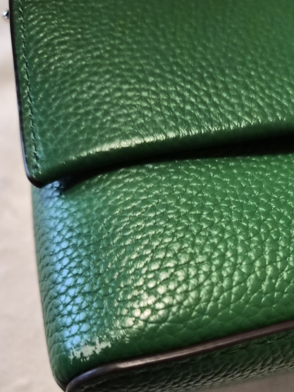 kate spade Emerald Green Leather Crossbody Bag - Picture 2 of 5